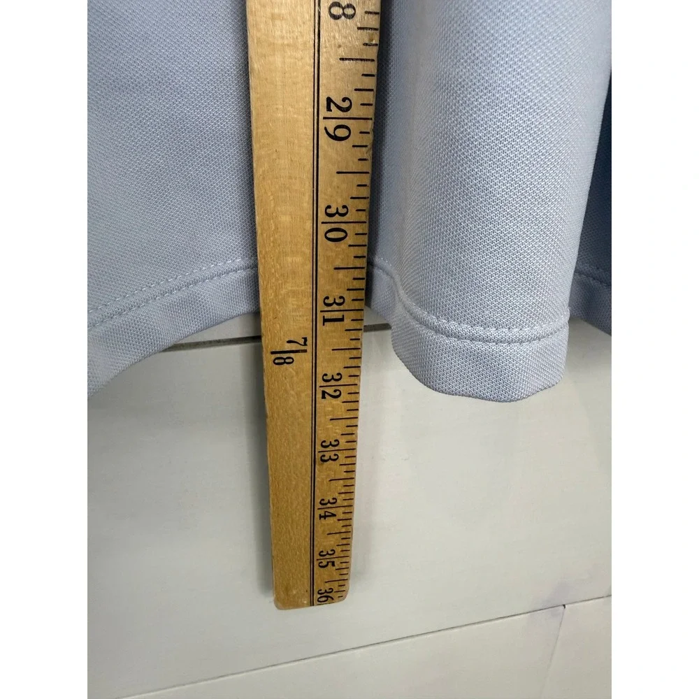 Greyson Quarter Zip Performance Pullover Golf Stretch Light Blue XXL